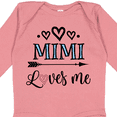 thumbnail image 4 of Inktastic Mimi Grandma Loves Me Girls Long Sleeve Baby Bodysuit, 4 of 5