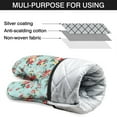 thumbnail image 7 of Cute Oven Mitts,Pioneer Flower Floral Print Pattern Oven Mitt 2-Pack Set,Kitchen Gloves for Oven,Heat Resistant Oven Mitts 7.7"x12", 7 of 7
