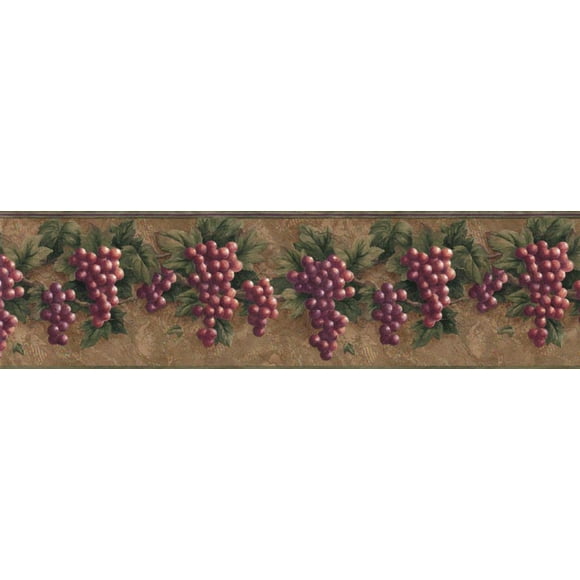 Grape Fruits Wallpaper Border VC829B