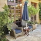 thumbnail image 2 of Cojín de Respaldo para Patio, Resistente al Agua, 25 x 22 x 4 Pulgadas, Color Azul índigo Jaspeado, Cojines de sofá para Exteriores, 2 of 9