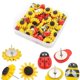 thumbnail image 1 of 30Pcs Decorative Flower Push Pins Lady Bird Pushpin for Office School Notice Board Pin Map Pins Cork Board Thumb Tacks, 1 of 4