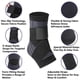 thumbnail image 3 of Advancent Tobilleras deportivas Compresión ajustable Nylon Correa Mangas Tejido Vendaje Soporte Protector para gimnasio Baloncesto Ropa Deportiva, Zapatos, 3 of 6