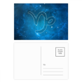 thumbnail image 1 of Starry Night Capricornus Zodiac Constellation Postcard Set Birthday Mailing Thanks Greeting Card, 1 of 3