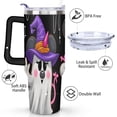 thumbnail image 3 of Halloween Ghost Stainless Steel Tumbler Happy Halloween Pumpkin Insulated Coffee Mug with Straw,Thermal with Lids for Hot and Cold Drinks for Fathers Husband Mothers 40 oz Boo Cup, 3 of 7