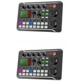 thumbnail image 1 of 2X F998 Tarjeta de Sonido Micrófono Sonido Interfaz de Audio Mezclador Tarjeta de Sonido Consola Mezcladora Amplificador, 1 of 5