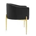 thumbnail image 2 of Modway Savour Tufted Performance Velvet Accent Chair in Black, 2 of 6