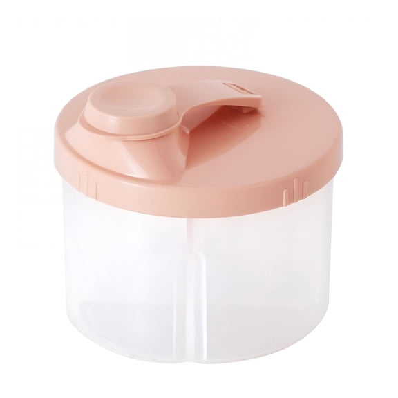 ACDANC Baby Formula Dispenser on the Go,Non-Spill Rotating Four-Compartment Formula Container to Go,Milk Powder Kids Snack Container for Infant Toddler Travel Outdoor