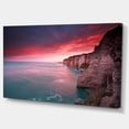 thumbnail image 2 of Dramatic Sunrise over Sea and Cliffs - Beach Photo Canvas Print, 2 of 3
