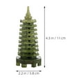 thumbnail image 2 of WORGEOUS Elegant Stone Wenchang Tower Decor Traditional Chinese Pagoda Model For Home And Office Unique Desktop Ornament Miniature Wenchang Tower, 2 of 8