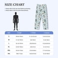 thumbnail image 4 of Gukieu Winter Wonderland Light Blue Print Men's Home Trousers, Elastic Drawstring Home Pajamas Clothing Suitable for Adult Men-Small, 4 of 6