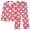 Pink, variant on VBTAPA Womens Pajama Sets Valentine's Day Sleepwear Cute Heart Printed Long Sleeve Button Down Shirt and Wide Leg Long Pants 2 Piece Pjs Set Lounge Sets with Pocket Blue XXXL