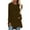 Coffee, variant on TSADFHJI Winter Tops for Women Xxxl Womens Solid Long Sleeve Irregular Sweatshirt Loose Print Pullover Tops Blouse Xl Green