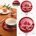 thumbnail image 3 of Coolnut Love Pot Holder Set of 2, Heat Resistant Round Cotton Hot Pads Table Mats Trivets for Hot Dishes/Pot/Bowl/Teapot/Hot Pot Holders, 7"+ 9", 3 of 6