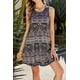 thumbnail image 3 of Vestido playero ligero informal estilo bohemio con estampado floral sin mangas para mujer, 3 of 6