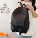 thumbnail image 4 of Mochila para mujer Mochilas de viaje de gran capacidad Simple para deportes al aire libre (Negro) Likrtyny Para Estrenar, 4 of 8