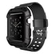 thumbnail image 2 of Correa para Apple Watch con estuche, funda protectora suave antigolpes de 42 mm con brazalete de silicona. Negro, 2 of 9