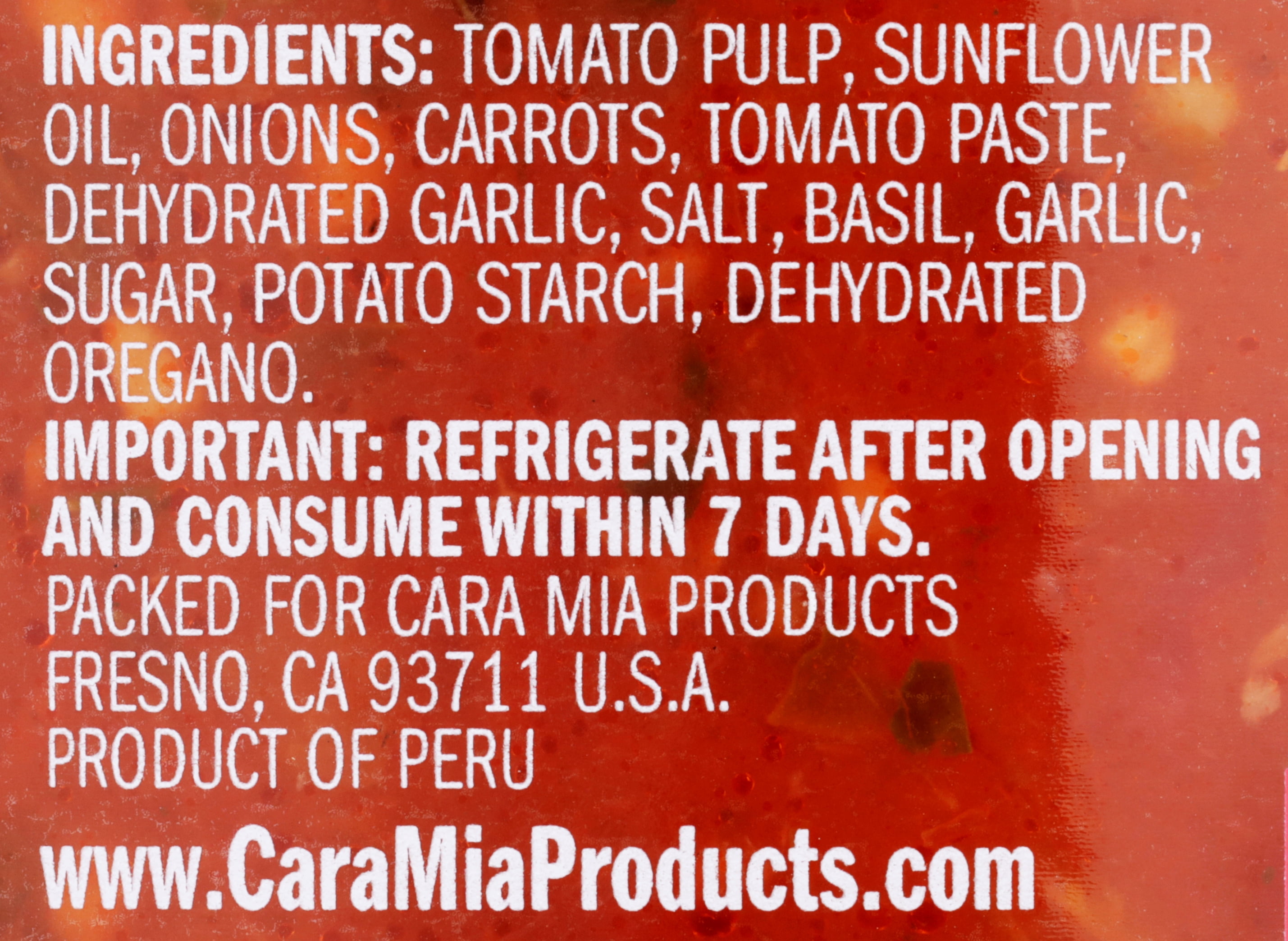 (3 pack) Cara Mia Tomato Bruschetta, 14.8 oz. Jar