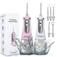 thumbnail image 2 of Irrigador bucal de 5 modos, hilo Dental recargable por Usb, chorro de agua Dental portátil, irrigador Dental de 350ml, limpiador Dental + 5 chorros, 2 of 5