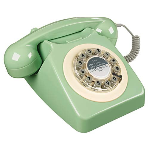 Téléphone Fixe Rétro Bouton De Recomposition Style Années 1960