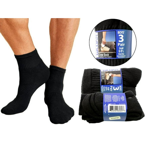 2x Toe Seam Boy Quarter Ankle Boy Socks Small 6-9 1/2 Thick/Warm Small