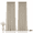 Burlywood Birch-40"W x 100"L (Pack of 2), variant on Burlywood Birch Pinch Pleat Linen Curtain 105 Inches Long For Living Room Tab Neutral Vintrustic Farmhouse Burlap Textured 105 Inch Tan Pleated Drape Dinning Bedroom