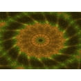 thumbnail image 1 of Ahgly Company Machine Washable Indoor Rectangle Transitional Dark Yellow Green Area Rugs, 7' x 10', 1 of 7