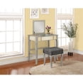 thumbnail image 3 of Riverbay Furniture Bedroom Vanity Set in Silver, 3 of 4