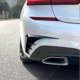thumbnail image 5 of Gloss Rear Bumper Canards Vent M-PACK Side Splitter for BMW 3 Series G20 320e 330e 318i 320i 325i 330i 340i 2019-2022, 5 of 5
