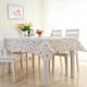thumbnail image 3 of Mantel de tela de mesa de centro impermeable a prueba de aceite con diseño floral, cubierta de mesa rectangular de plástico de PVC Advancent JJ22720-02, 3 of 6