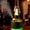 Olive Green, variant on Essential Oil Diffuser with Vintage Lamp Light, USB Humidifier for Room Office, Olive Green