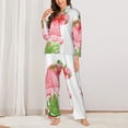 thumbnail image 2 of Sigee Hello Summer Gnome for Women’s Pajama Sets Long-Sleeved Pjs Sets for Women 2 piece Sleepwear-Small, 2 of 7
