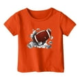 thumbnail image 2 of Piuwrlz Kid Short Sleeve Sweatshirt Girls T-Shirts Orange Size 2 Years, 2 of 4