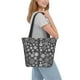 thumbnail image 2 of Disketp simple white Snowflake Bolsa de Hombro Casual para Mujer, Bolso Cruzado para Compras, Viajes y Uso Diario, 2 of 6