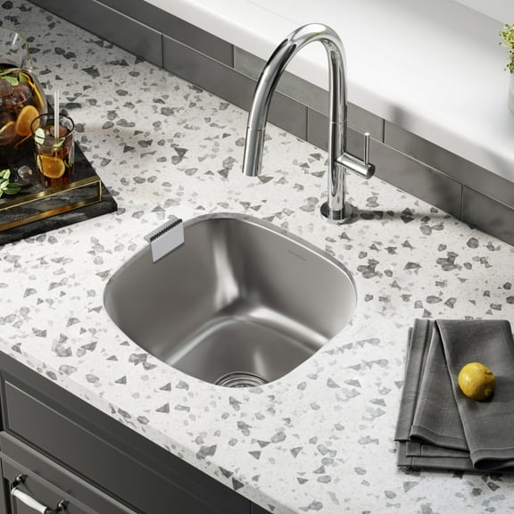Toulouse 16 x 16 Stainless Steel, Single Basin, Undermount Kitchen Sink