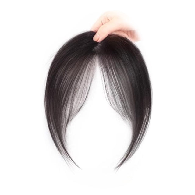 Fluffy High-ceiling Wig Figure-eight Bangs Wig Piece Wig Middle-parted Fake Bangs Fluffy High-ceiling Wig Natural Air Bangs Increase Volume Wig Piece Daily