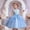 Blue, variant on BRGZLK Girl's Formal Dress Embroidered Floral Sleeveless Round Neck Tiered Tulle Dresses Wedding Flower Girl Dresses Kids Party Festival Dress Blue 7-8 Years