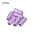 thumbnail image 3 of Uxcell 8 x 18mm Aluminum No Tie Turnbuckle Glossy Shoelace Buckle Purple 12 Pack, 3 of 5