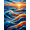 Blue, Pattern 1, variant on ODIKA 4'x6' Machine Washable Non-Slip Area Rug, Contemporary Navy Blue High Traffic Rug, Blue, 1168612