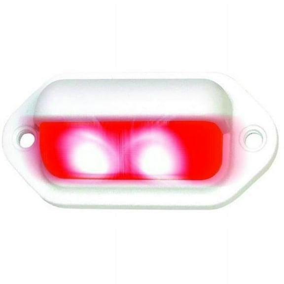 T-H Marine Supplies LED-51818-DP 2.6 x 1.3 in. Plastic LED Companion Way Light, White & Red