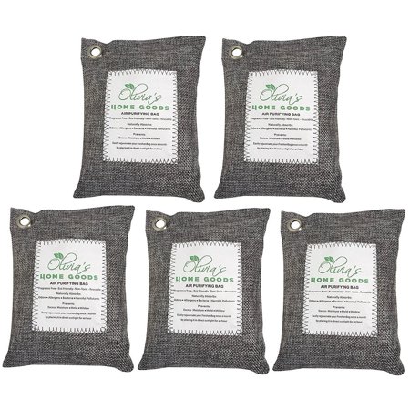 Olivia Aiden 5 Pack Large 200g Bags Activated Bamboo