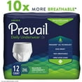 thumbnail image 2 of Prevail Protective Underwear, XX-Large 68 - 80 In, 12 Ct, 2 Pack, 2 of 3