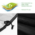 thumbnail image 4 of Multi-function Rotary Clothes Dryer Cover Laundry Rack Protective Case Windproof Clothes Dry Cover Waterproof Adjustable Rope Anti-UV Hood with Side Zipper, 4 of 9