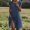 Blue, variant on Yellow Summer Dresses for Women Short Sleeve Cre W Neck Linen Midi Dress Solid Color Causal Beach Vacation Dresses