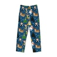 thumbnail image 2 of Haiem Different Cats Christmas Men's Pajama Pants Ultra Lightweight Pjs Bottoms Sleepwear Bottom Pants With Pocket Drawstring-Medium, 2 of 7