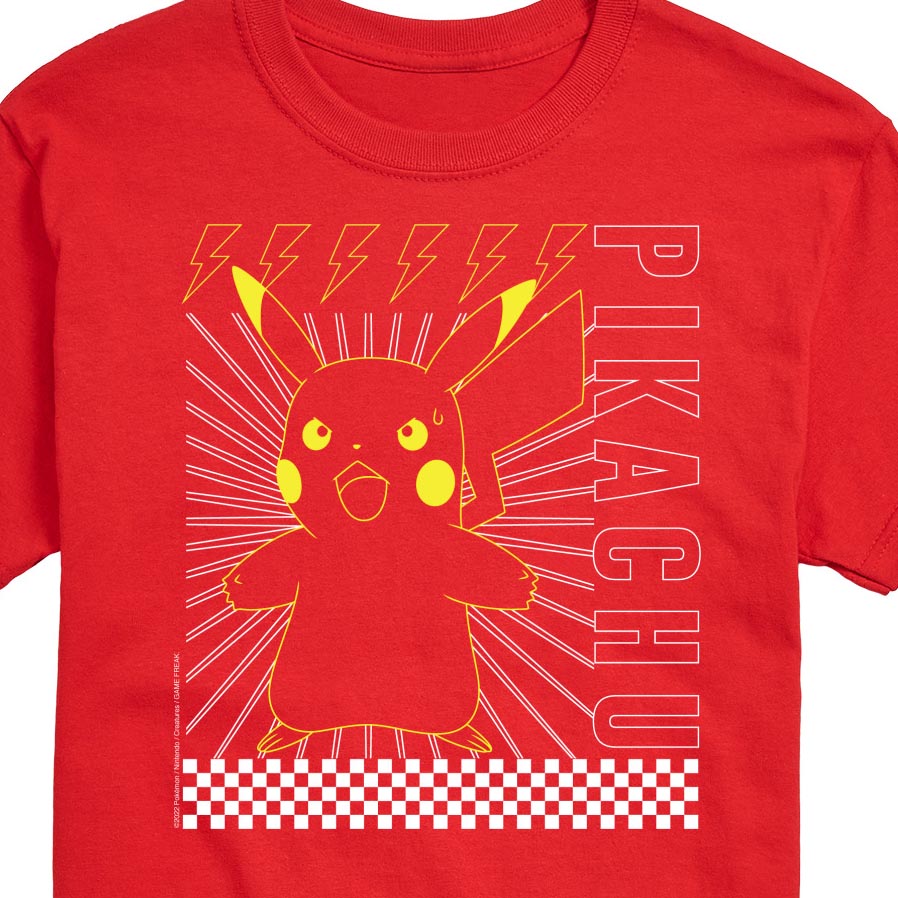 Pokémon Pikachu Electric Bolt Men's Short Sleeve Graphic T