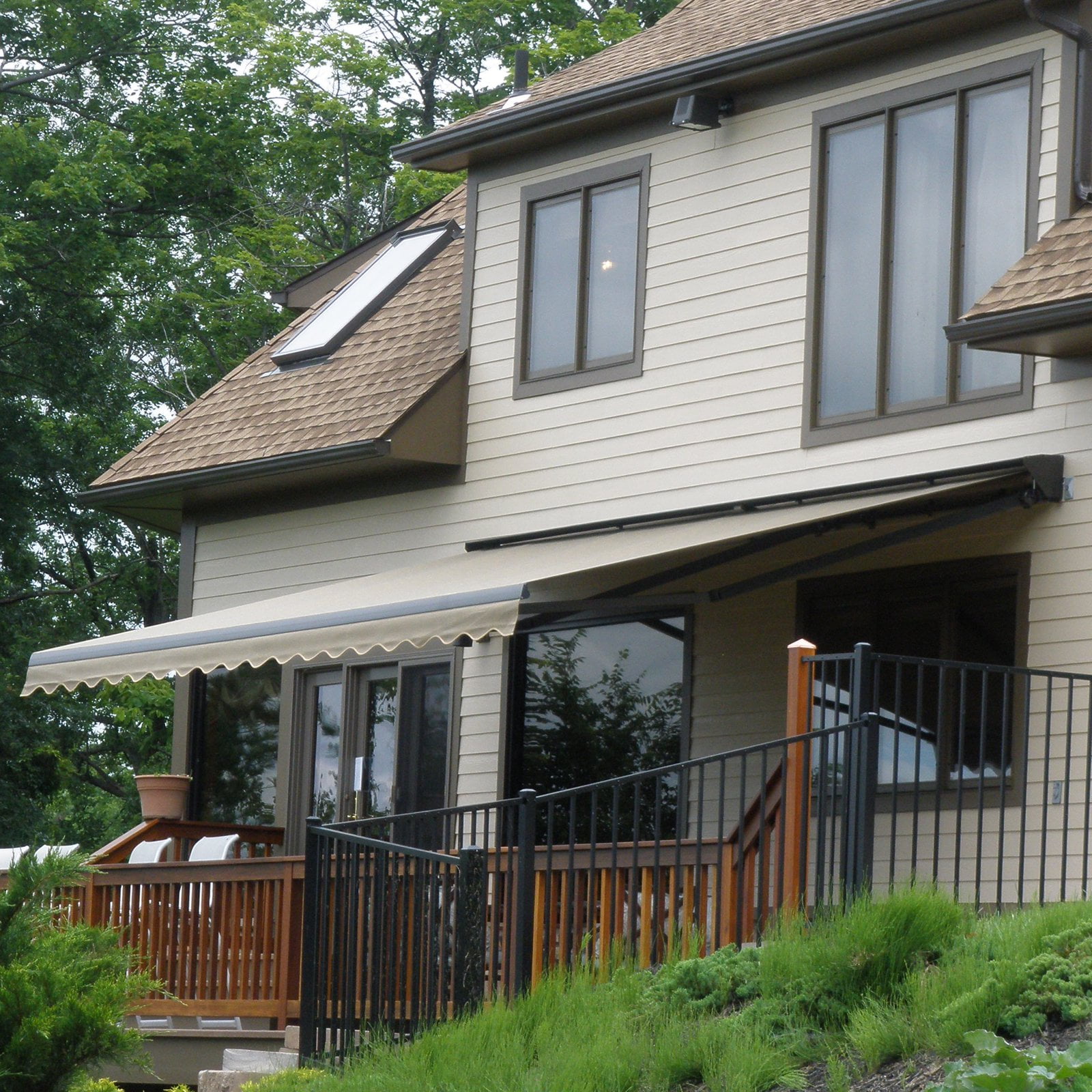 SunStopper Sun Haven 20 X 8 Ft Manual Retractable Awning Walmartcom