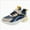 A0238-Dark Blue, variant on Boys Girls Slip-On Sneakers Kids Sparkle Pop Lightweight Jelly Sole Walking Shoes Casual Shoes Breathable Walking Shoes (Black,13)
