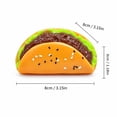 thumbnail image 3 of Fake Taco Figurine, Cute Home Decor, Home Decor Kitchen, Kitchen Decorations, Home and Kitchen, Kitchen Sets for Home Decorations, Novelty Decor, Desk Decor, Kitchen Decor, 4X2, 3 of 8