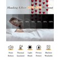 thumbnail image 4 of Valentine's Day Blackout Curtains for Bedroom - 84 Inch Long Light Blocking 2 Panels Set, Red Love Heart Modern Romantic Art Thermal Insulated Living Room Drapes Grommet Window Curtains 52"x84", 4 of 8