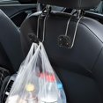 thumbnail image 3 of Gancho para reposacabezas de coche negro, accesorios para automóvil con brillantes, gancho de metal para reposacabezas de asiento trasero GM con diamantes de imitación, 3 of 5